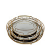Set ton 3 Diskos Metallikos Xrusos me Kathrepti F36cm/F31cm/F26cm DWOA1005 Espiel