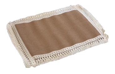 Σουπλά Μπεζ με Λευκή Δαντέλα 30Χ450εκ DYT104K6 Espiel