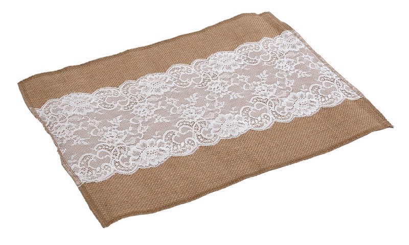 Διακοσμητικά και αξεσουαρ κουζίνας agiovlasitishome - ΣΗΜΑΝΤΙΚΟ: Σε περίπτωση διαφοράς τιμής από το κατάστημα ισχύει παντα και μόνο η τιμή του καταστήματος Σουπλά Μπεζ με Λευκή Δαντέλα 30Χ450εκ DYT106K6 Espiel