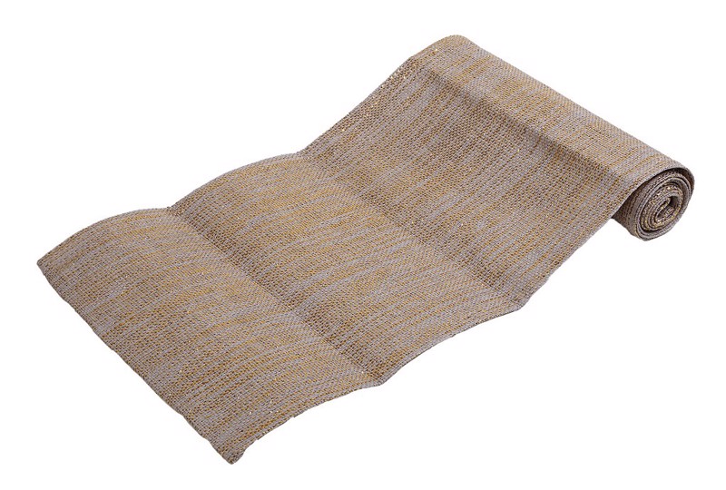 Τραπεζομάντηλα agiovlasitishome - ΣΗΜΑΝΤΙΚΟ: Σε περίπτωση διαφοράς τιμής από το κατάστημα ισχύει παντα και μόνο η τιμή του καταστήματος Runner Μπεζ-Χρυσό 30Χ180εκ DYT123 Espiel