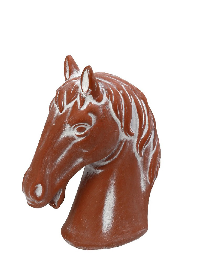 Διακοσμητικά Επιτραπέζια agiovlasitishome - ΣΗΜΑΝΤΙΚΟ: Σε περίπτωση διαφοράς τιμής από το κατάστημα ισχύει παντα και μόνο η τιμή του καταστήματος Διακοσμητική Φιγούρα Αλόγου Κεραμική Teracotta 15Χ7.5Χ1