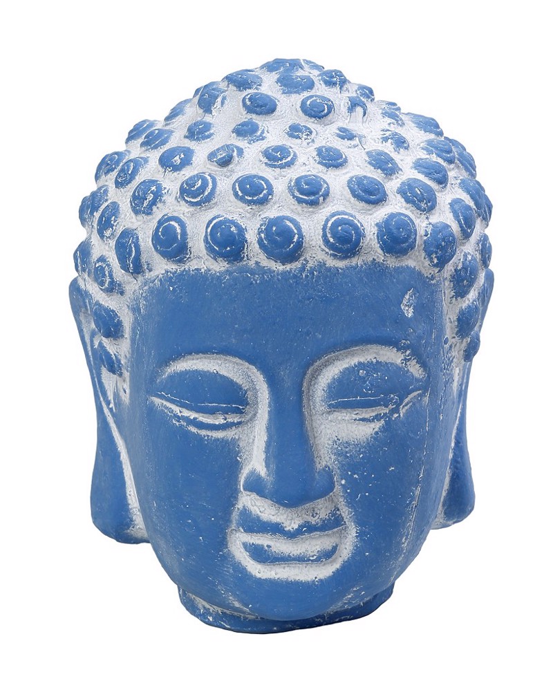 Διακοσμητική Φιγούρα Βούδα Κεραμική Μπλε 16Χ16Χ22.5εκ. 
