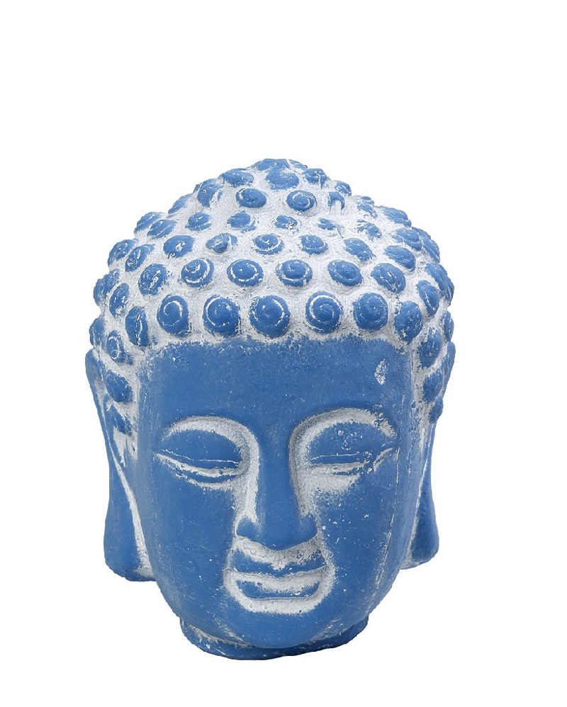Διακοσμητική Φιγούρα Βούδα Κεραμική Μπλε 14.5Χ14.5Χ18.5