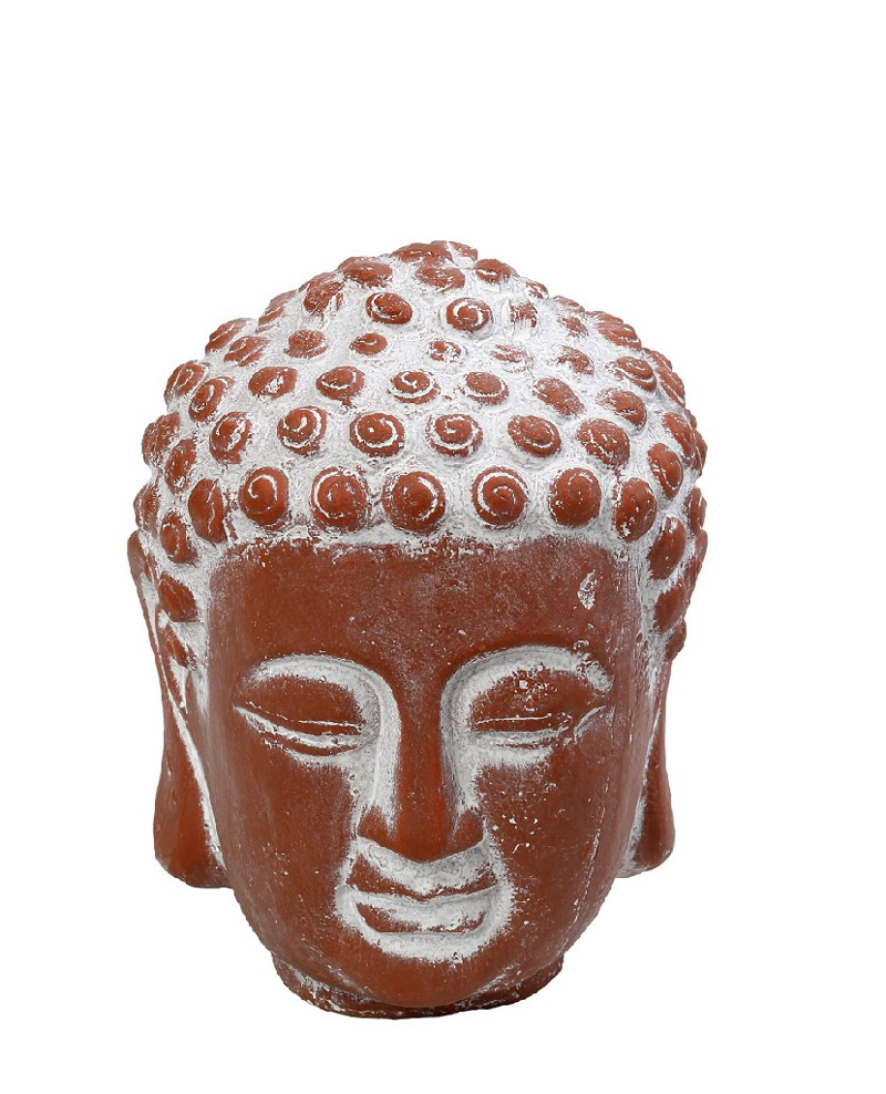 Διακοσμητικά Επιτραπέζια agiovlasitishome - ΣΗΜΑΝΤΙΚΟ: Σε περίπτωση διαφοράς τιμής από το κατάστημα ισχύει παντα και μόνο η τιμή του καταστήματος Διακοσμητική Φιγούρα Βούδα Κεραμική Teracotta 14.5Χ14.5