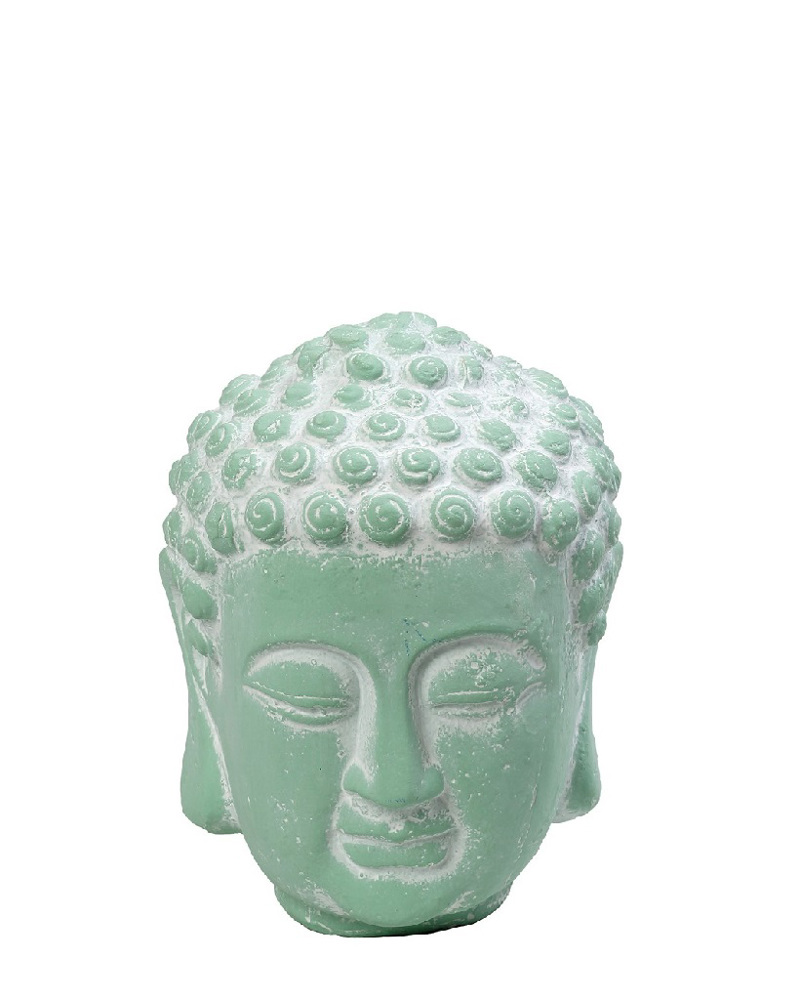 Διακοσμητική Φιγούρα Βούδα Κεραμική Πράσινη 12Χ12Χ16εκ.