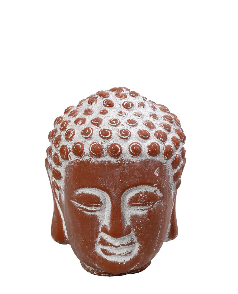 Διακοσμητική Φιγούρα Βούδα Κεραμική Teracotta 12Χ12Χ16ε