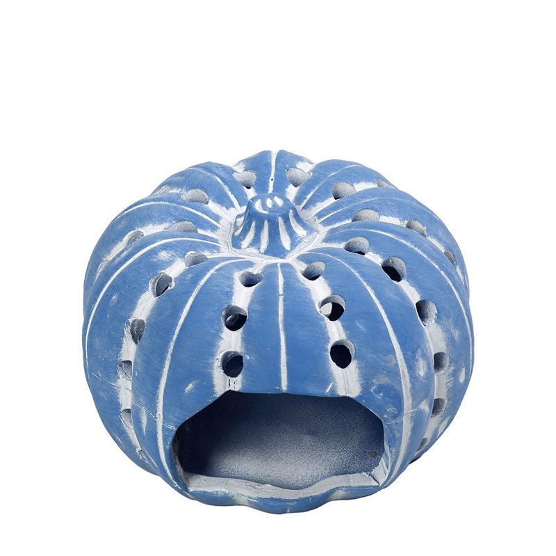 Διακοσμητική Κεραμική Κολοκύθα Μπλε 17Χ17Χ11εκ. ERT322K