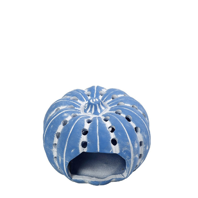 Διακοσμητικά Επιτραπέζια agiovlasitishome - ΣΗΜΑΝΤΙΚΟ: Σε περίπτωση διαφοράς τιμής από το κατάστημα ισχύει παντα και μόνο η τιμή του καταστήματος Διακοσμητική Κεραμική Κολοκύθα Μπλε 12.5Χ12.5Χ8εκ. ERT3