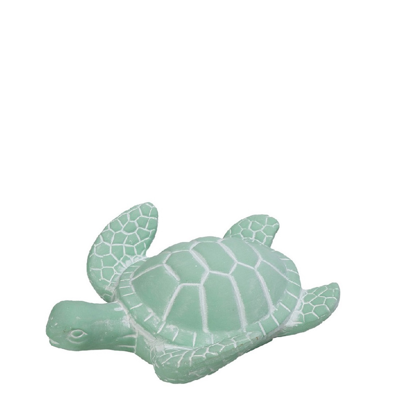Διακοσμητική Κεραμική Φιγούρα Χελώνας Πράσινη 19Χ15Χ5.5
