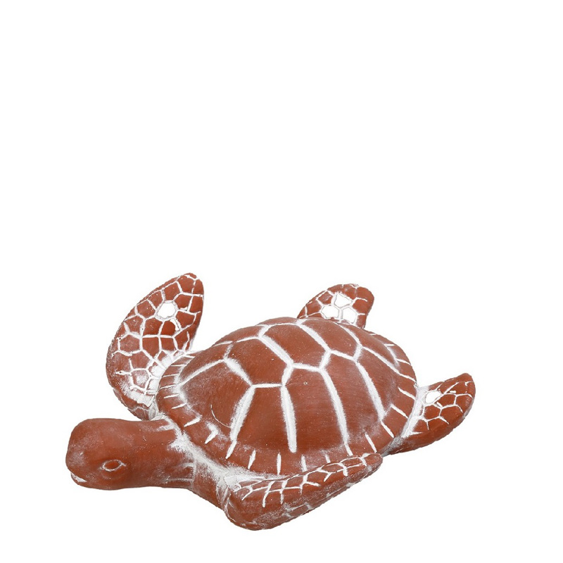Διακοσμητική Κεραμική Φιγούρα Χελώνας Teracotta 19Χ15Χ5