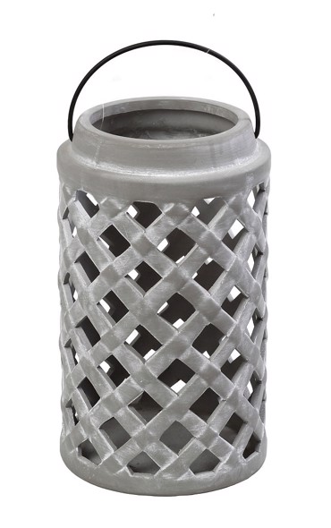 Espiel Φανάρι Γκρι 17.5Χ17.5Χ30.5εκ ERT360