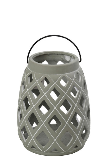 Espiel Φανάρι Γκρι 17.5Χ17.5Χ22εκ ERT364