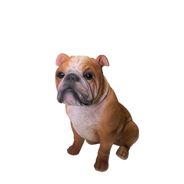 Figura Skulos Bulldog Kafe Polyresin 18x11x16.5cm FAD204 Espiel