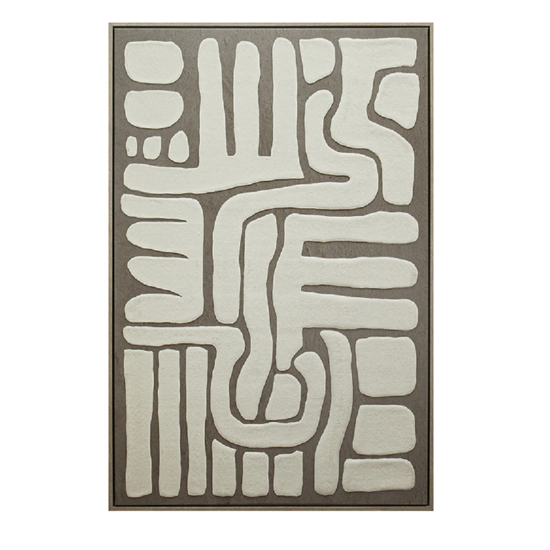 Πίνακας σε Καμβά Καφέ/Μπεζ 60x3x90cm FAL311 Espiel