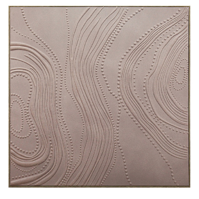 Πίνακας σε Καμβά Σομόν 80x3.5x80cm FAL314 Espiel