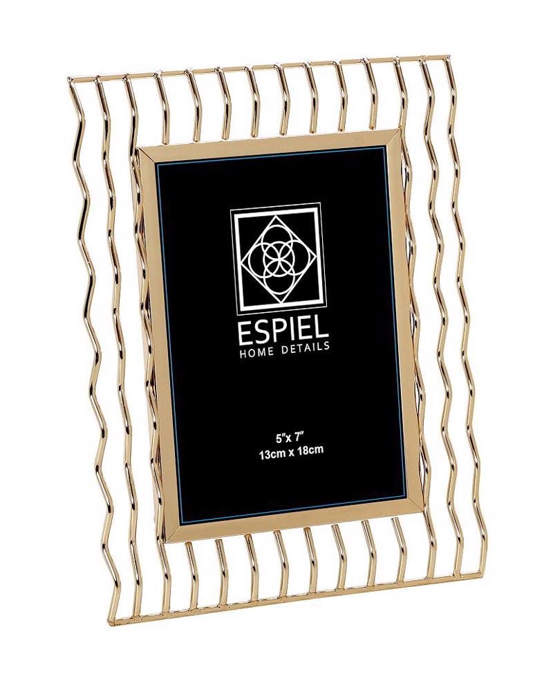 ΚΟΡΝΙΖΑ ΜΕΤΑΛΙΚΗ ΧΡΥΣΗ 15Χ20 FAM316 ESPIEL