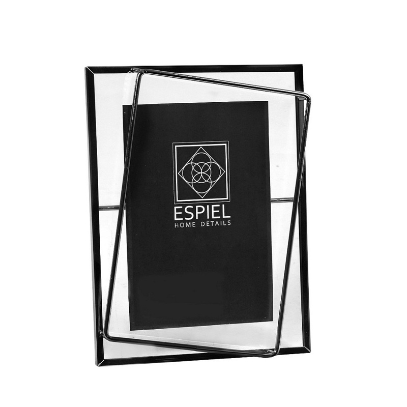 Espiel - ΣΗΜΑΝΤΙΚΟ: Σε περίπτωση διαφοράς τιμής από το κατάστημα ισχύει παντα και μόνο η τιμή του καταστήματος ΚΟΡΝΙΖΑ ΜΕΤΑΛΛΙΚΗ ΜΑΥΡΗ 13X18 FAM544 ESPIEL