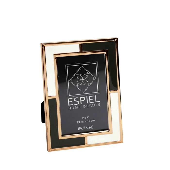 Korniza Metalliki Lefko/ggri 15x20cm Espiel
