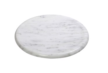 Στρογγυλό Λευκό Πιάτο από Μάρμαρο Φ20x1cm FAV214 Espiel