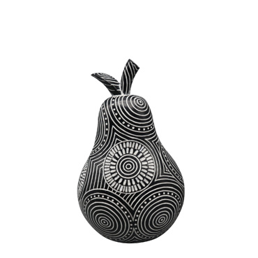 Φιγούρα Αχλάδι Πολυρεζίν Μαύρο-Λευκό 23εκ FIG226 Espiel