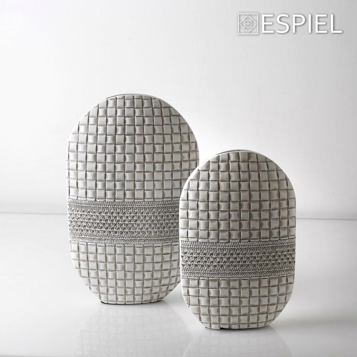 Bazo Resin ''Plekto'' Lefko 18x6.5x28cm FIK104 Espiel