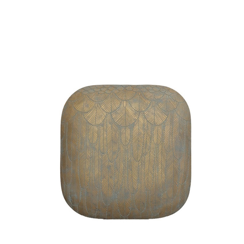 Επιτοίχιο Διακοσμητικό Χρυσό Resin 40.5x5x40.5cm FIK220