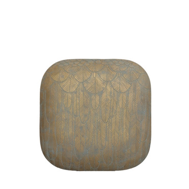 Επιτοίχιο Διακοσμητικό Χρυσό Resin 51x6.5x51cm FIK221 Espiel