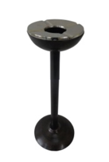 Τασάκι με Stand Αντιανεμικό Αλουμινίου Ασημί 62X24 εκ FLA301 Espiel