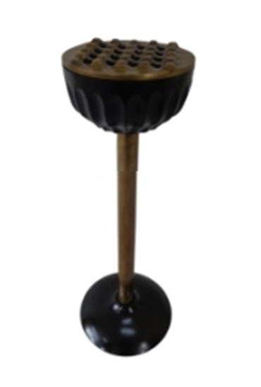 Τασάκι με Stand Αντιανεμικό Αλουμινίου Μπρονζέ 65X24 εκ FLA302 Espiel