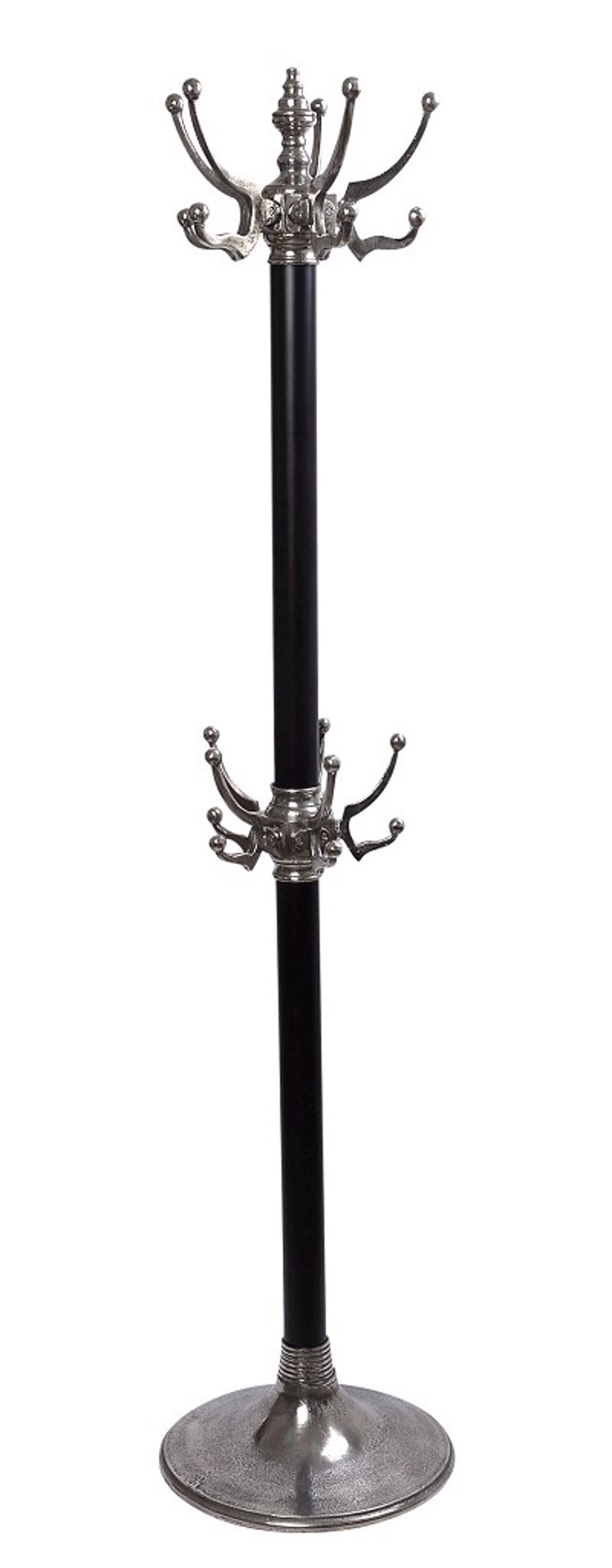 Espiel - ΣΗΜΑΝΤΙΚΟ: Σε περίπτωση διαφοράς τιμής από το κατάστημα ισχύει παντα και μόνο η τιμή του καταστήματος Καλόγερος 20 Θέσεων Αλουμινίου Ασημί/Μαύρος Φ40x180cm F