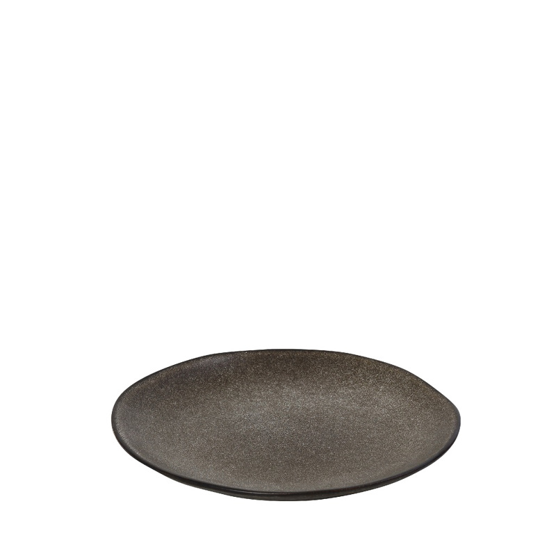 Espiel - ΣΗΜΑΝΤΙΚΟ: Σε περίπτωση διαφοράς τιμής από το κατάστημα ισχύει παντα και μόνο η τιμή του καταστήματος Πιάτο Ρηχό 'ETNA OLIVE' Stoneware Χακί Φ20x2cm FRL111K4