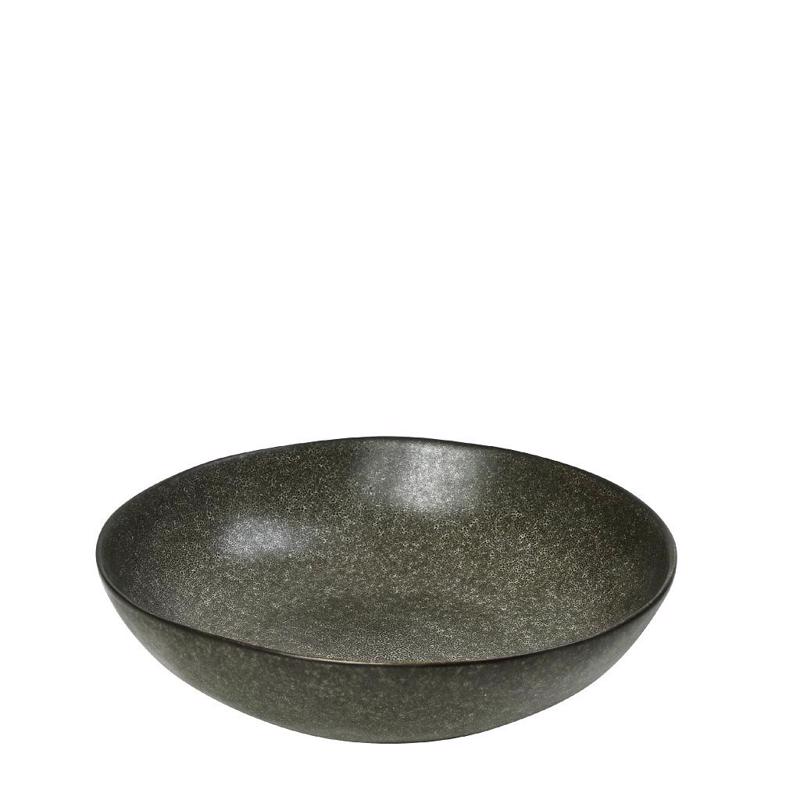 ΠΙΑΤΟ ΒΑΘΥ STONEWARE ΧΑΚΙ Φ21X5cm FRL118K4 ESPIEL