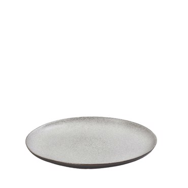 Πιάτο Ρηχό ''ETNA OFF WHITE'' Stoneware Γκρι Φ20x2cm FRL201K4 Espiel