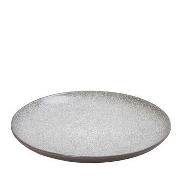 Πιατέλα ''ETNA OFF WHITE'' Stoneware Γκρι 36x27x3cm FRL209K1 Espiel