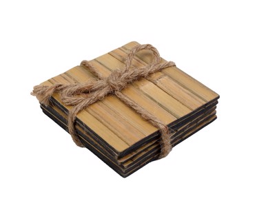 Espiel Σουβέρ Τετράγωνο Ξύλινο 10εκ GAR115K6