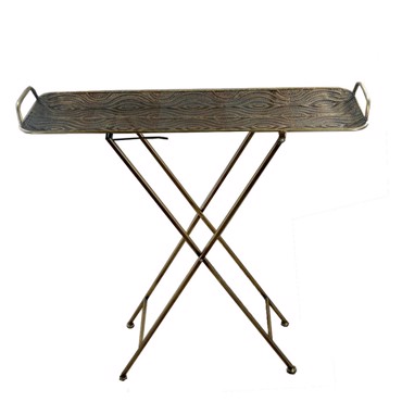 Τραπεζάκι Ορθογώνιο Μεταλλικό 70.5x20.5x70.5cm GLD118 Espiel
