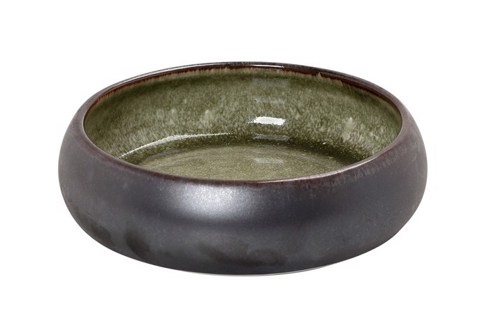 Bol Stoneware Kafe/Prasino F22X6cm GMT109 Espiel
