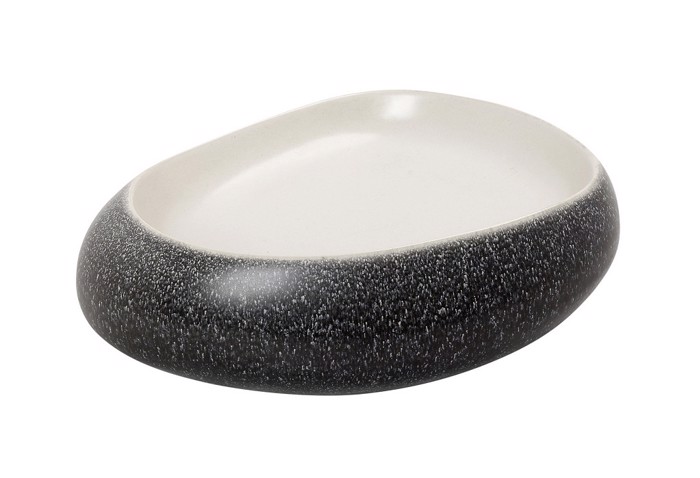 Pebble Piato Bathu Keramiko 'Botsalo' Ggri-Lefko 23X18X7ek GMT118 Espiel