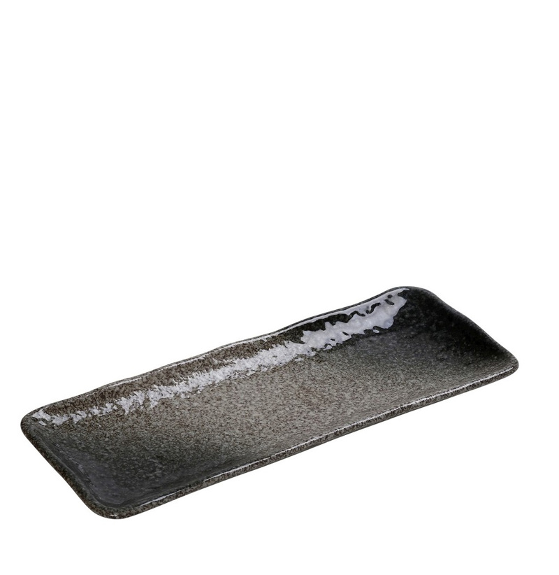 ΠΙΑΤΕΛΑ ΟΡΘΟΓΩΝΙΑ STONEWARE ΓΚΡΙ 30Χ11,8Χ2,4cm GMT214K2