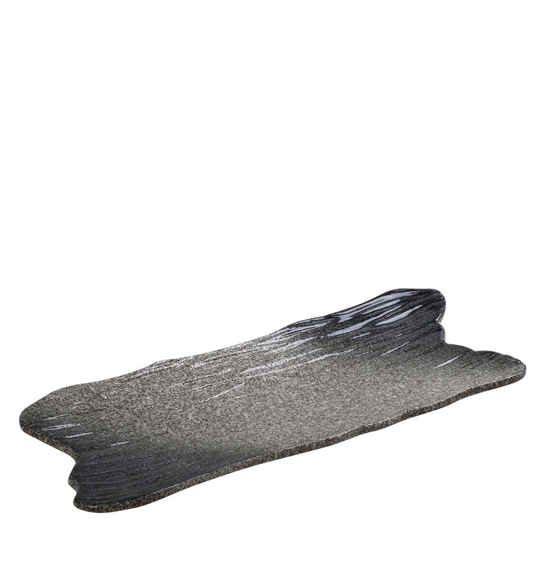 ΠΙΑΤΕΛΑ STONEWARE ΟΡΘΟΓΩΝΙΑ ΓΚΡΙ 38Χ14.5Χ3cm GMT230K2 E