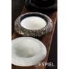Bol apo Stoneware ''FUSION'' Lefko/Ggri F15.8x4.8cm GMT302K4 Espiel