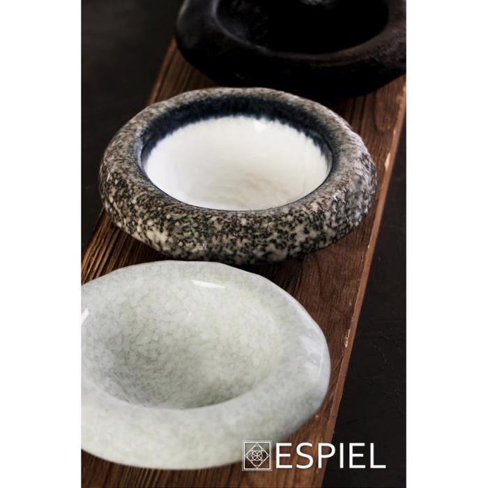 Bol apo Stoneware ''FUSION'' Lefko/Ggri F15.8x4.8cm GMT302K4 Espiel