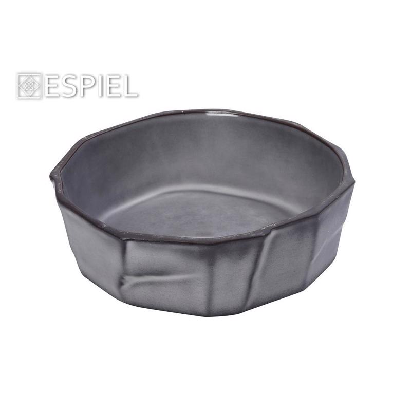 Πιάτο Βαθύ ''ICEBERG'' Stoneware Γκρι Ματ Φ20.5x6.5cm G