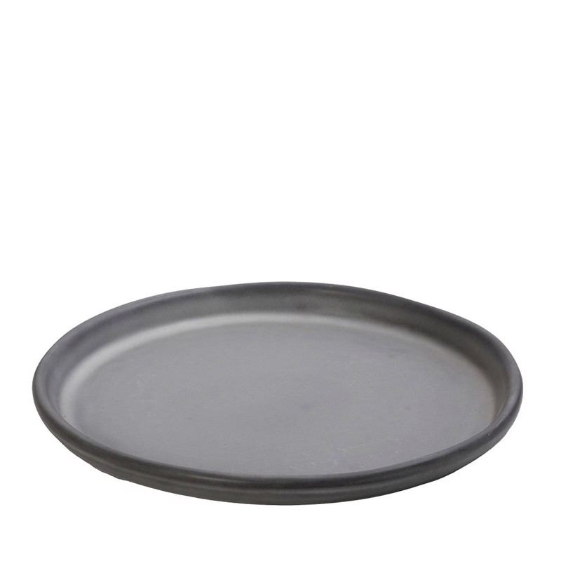 Υαλικά agiovlasitishome - ΣΗΜΑΝΤΙΚΟ: Σε περίπτωση διαφοράς τιμής από το κατάστημα ισχύει παντα και μόνο η τιμή του καταστήματος Πιάτο Ρηχό ''CANYON'' Stoneware Γκρι Σκούρο Φ30x2.8cm G