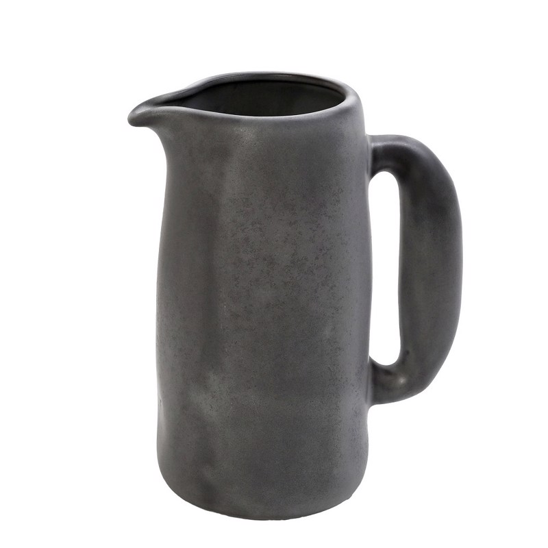 Κανάτα ''CANYON'' Stoneware σε Σκούρο Γκρι Χρώμα Φ11x23