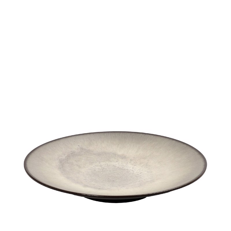 Πιάτο Ρηχό ''SENSATION'' Stoneware Μπεζ/Καφέ Φ22x3.2cm 