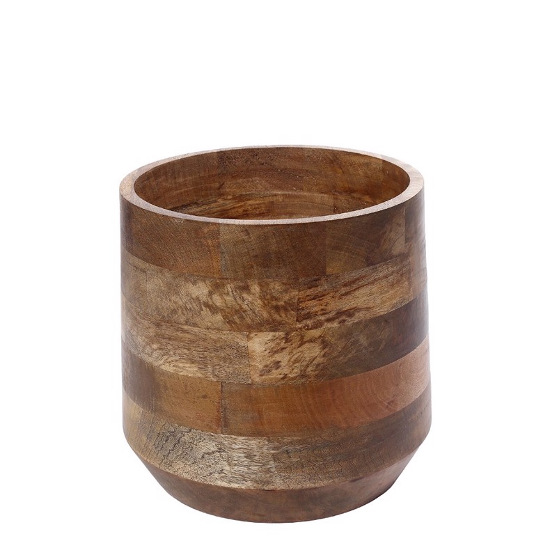 Δοχείο Βαθύ από Ξύλο Mango Φ20.3x24.1cm GPA119 Espiel