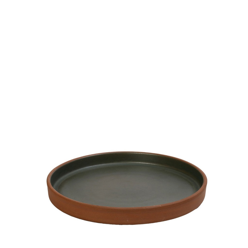 Πιάτο Ρηχό AIDA Stoneware Πράσινο Step/Nordic Φ21x2.5cm