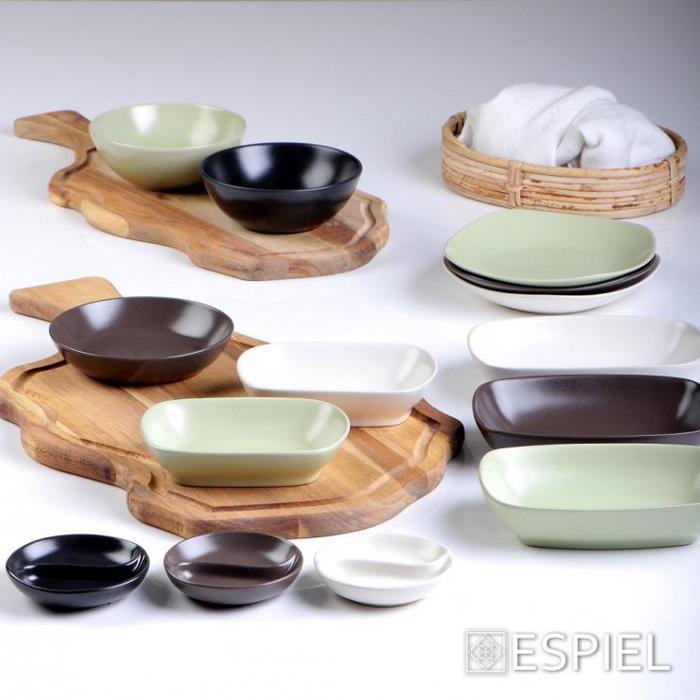 Plato Serbirismatos Xulino Fusiko me Labi 53x30x1.8cm HOL1362 Espiel