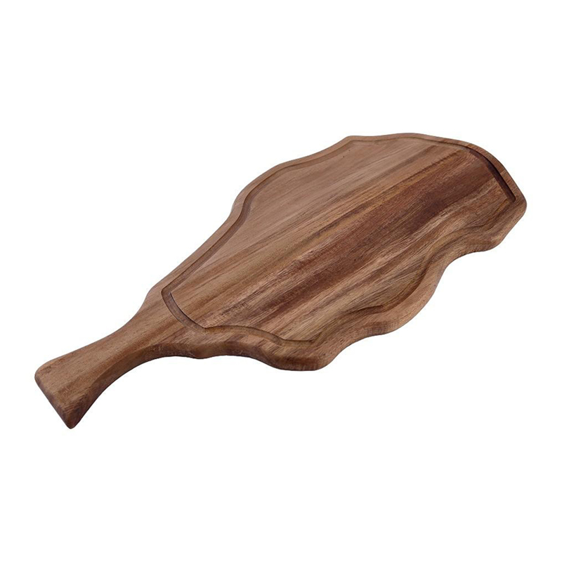 Πλατώ Σερβιρίσματος με Λαβή από Ακακία Φυσικό 42x20x1.8